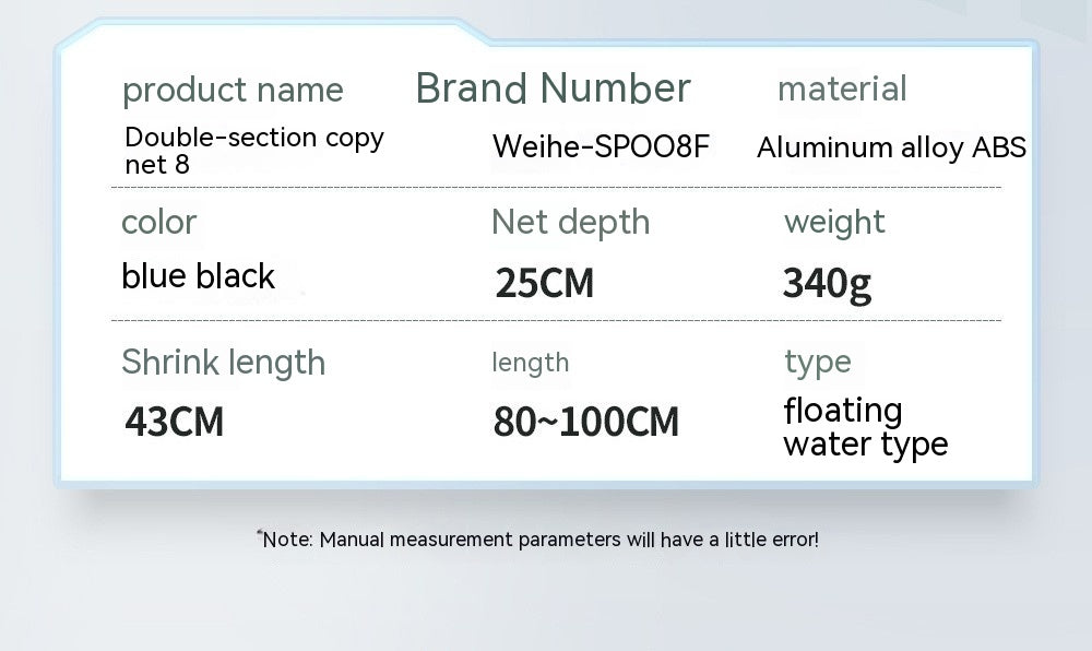 Collapsible Floating Dip Net With Connecting Rope For Fishing Rod Portable