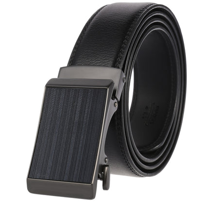 Cowhide Alloy Belt Automatic Buckle Business Casual Belt Men's Pant Belt