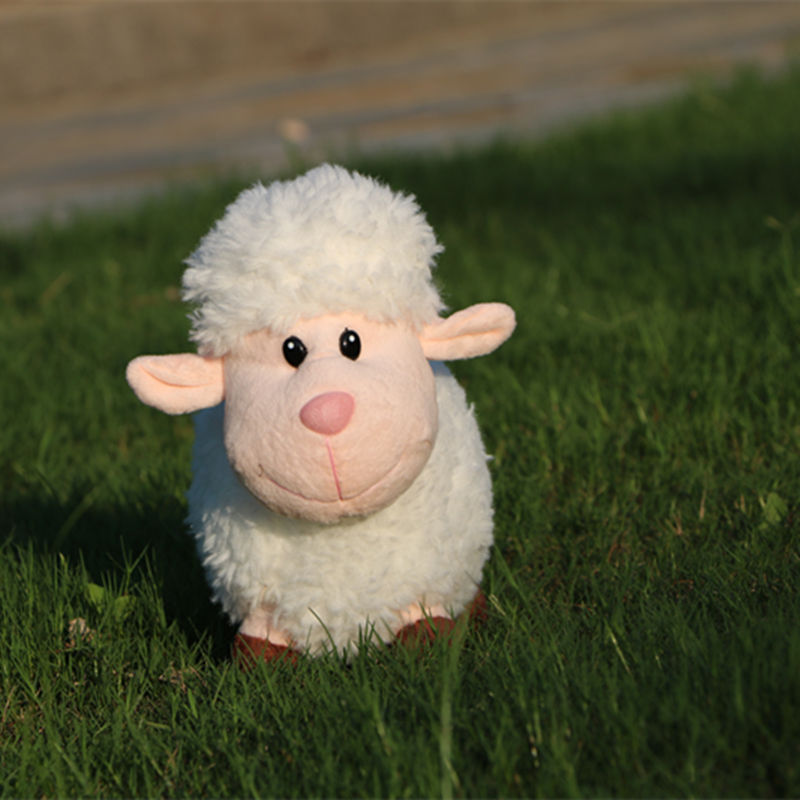 Cute Soothing Little Cartoon Sheep Doll