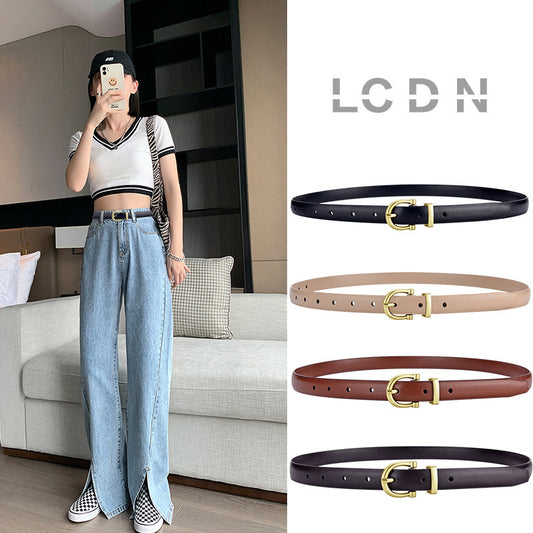 Women's Antique Retro Simple Thin Belt