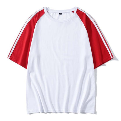 Cotton Drop-Shoulder Sleeve T-shirt