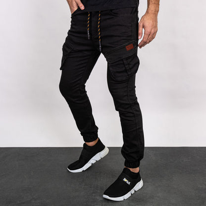 New Style Solid Color Casual Trousers Men's Footwear Overalls