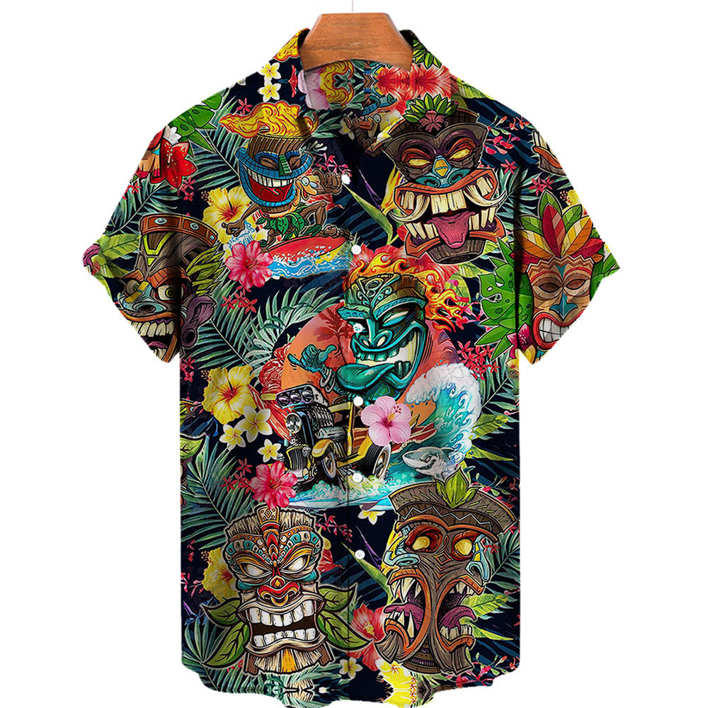 Beachwear Printed Shirt For Men