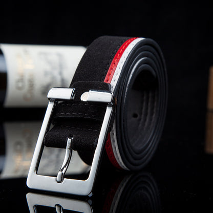 Men's Fashion Alloy Pin Buckle Casual Belt