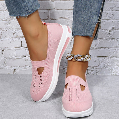 Flat Platform Wedge Casual Sneakers