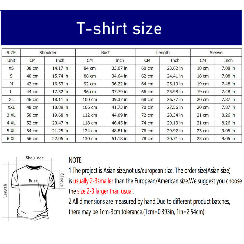 3D Digital Printed T-shirt Casual Youth Full Color Short Sleeve T-shirt