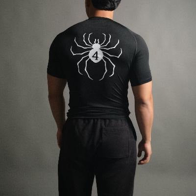 Men's Running Basketball Bottoming Shirt Plus Size Yoga Sportswear Round Neck Short Sleeve