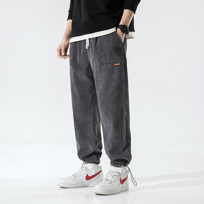 Men's Casual Pants Corduroy Loose Track Pants - Glamour Gale