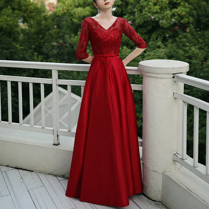 Banquet Party Elegant Evening Dress Women