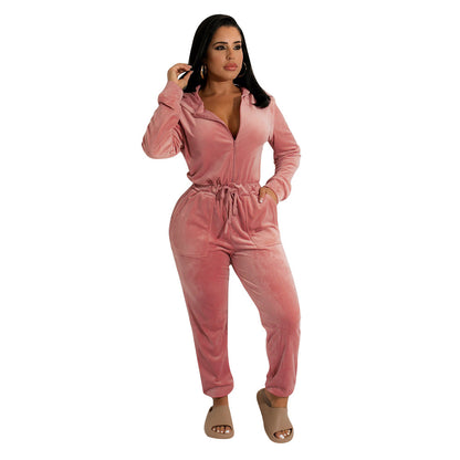 Long Sleeve Loose Women's Jumpsuit