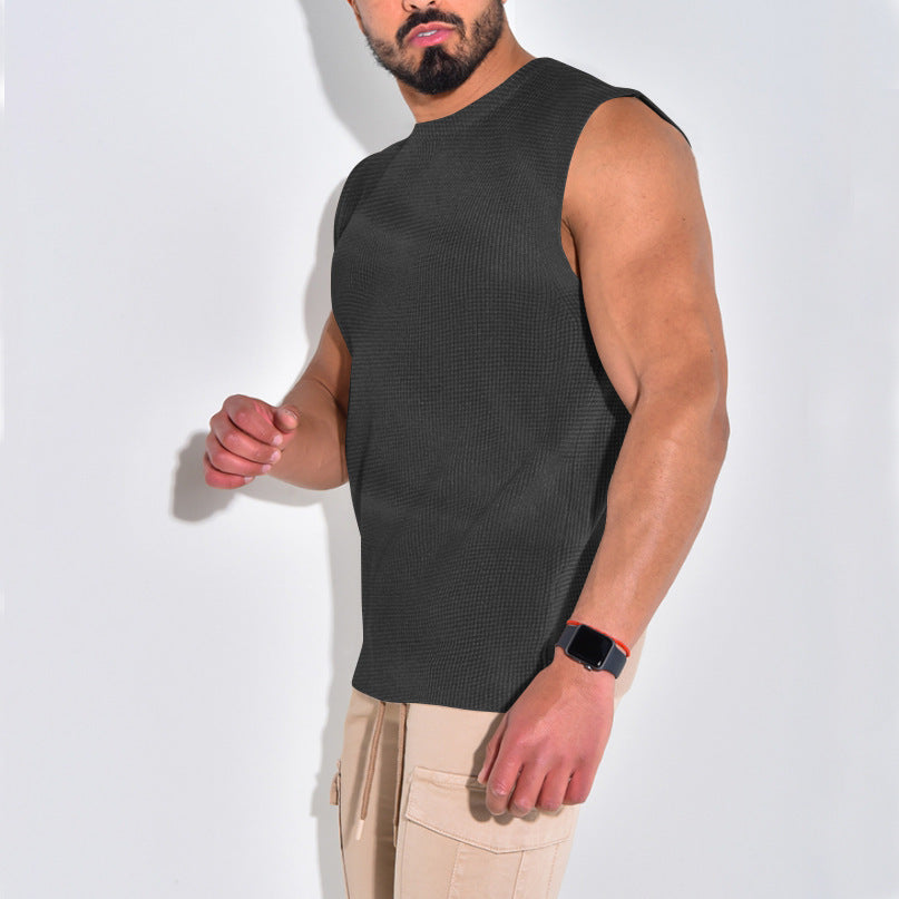 Men's European And American Sports Slim-fitting Vest