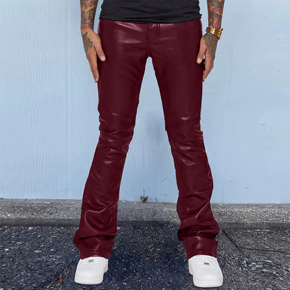 Men's Fashion Casual Printing Mid Waist Baggy Pants