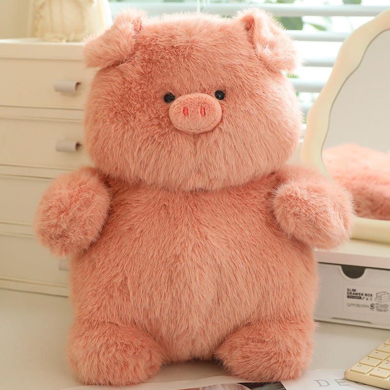 Lying Flat Series Chubby Pig Doll Plush Toy