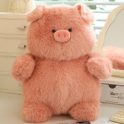 Lying Flat Series Chubby Pig Doll Plush Toy