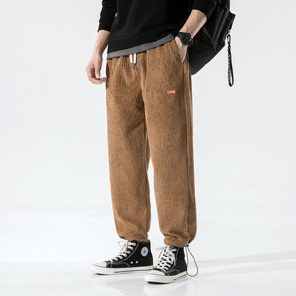 Men's Casual Pants Corduroy Loose Track Pants - Glamour Gale