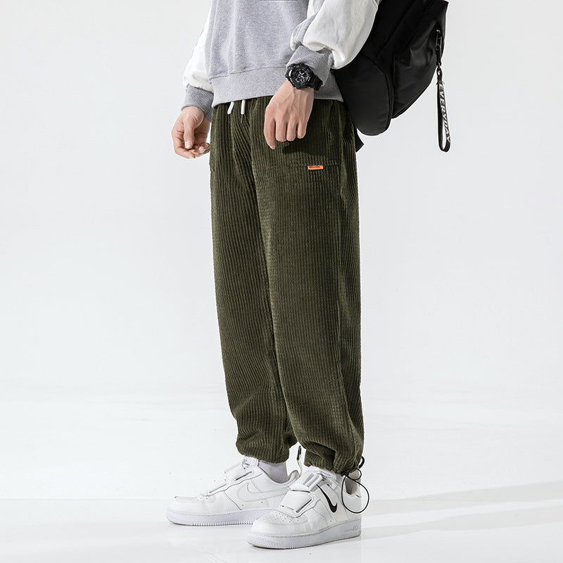 Men's Casual Pants Corduroy Loose Track Pants - Glamour Gale