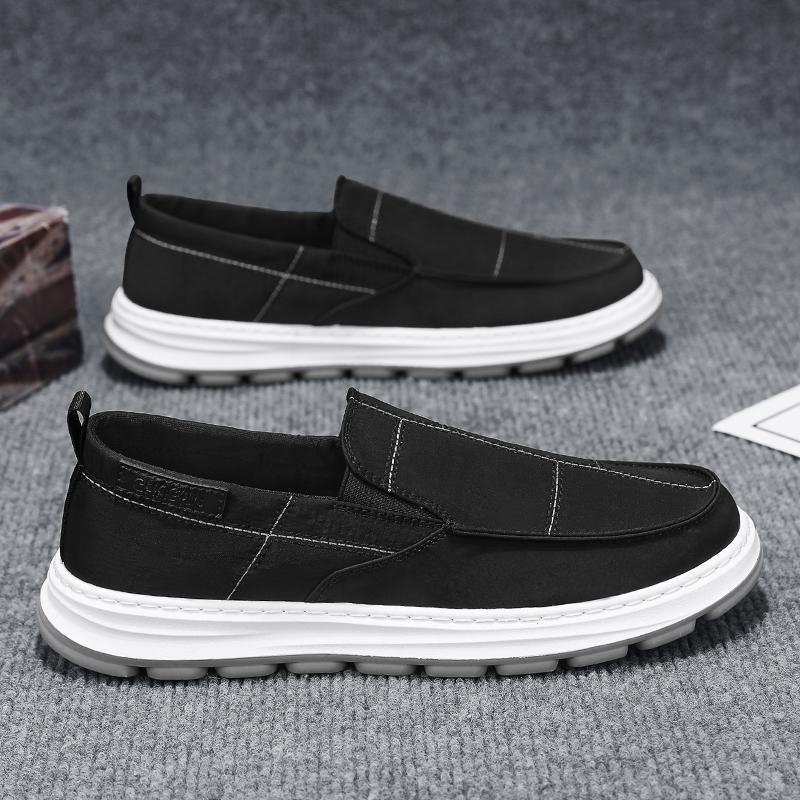 Men's Shoes Slip-on Breathable Small Fabric Shoes