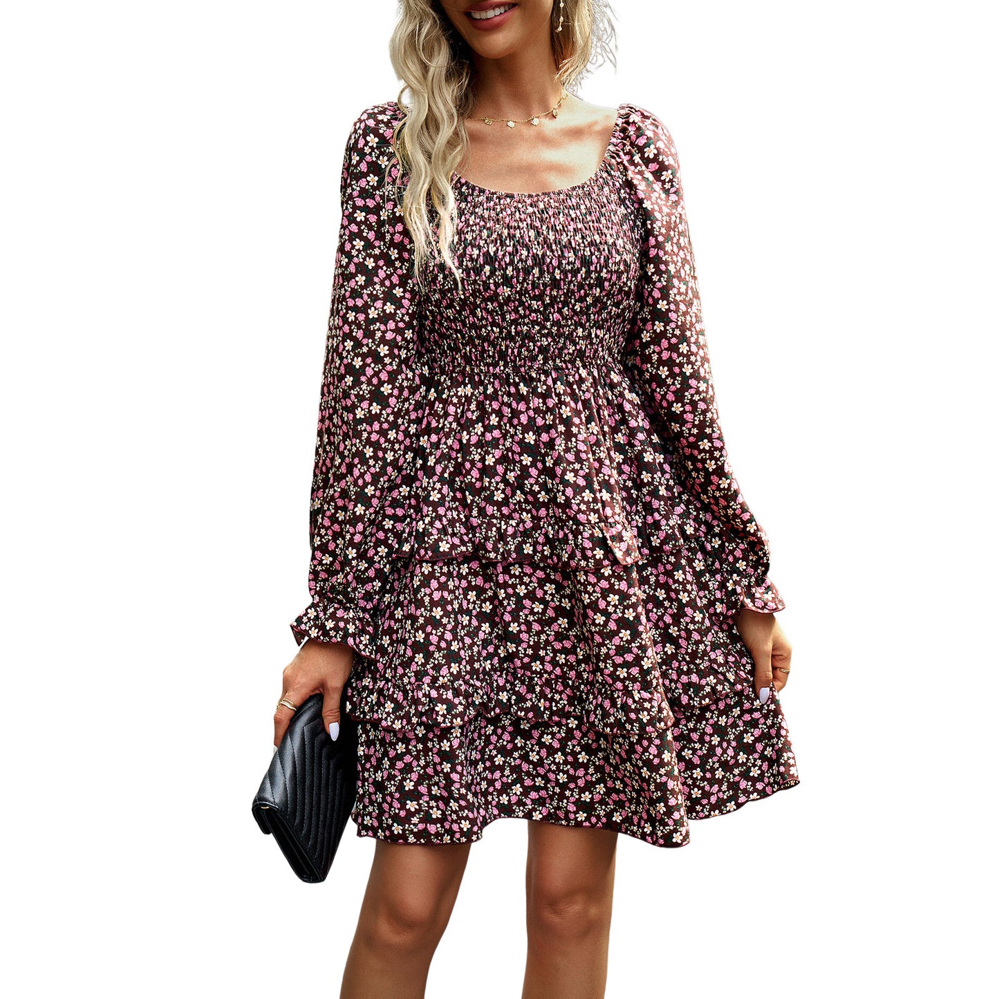 Women's Floral Dress Elegant