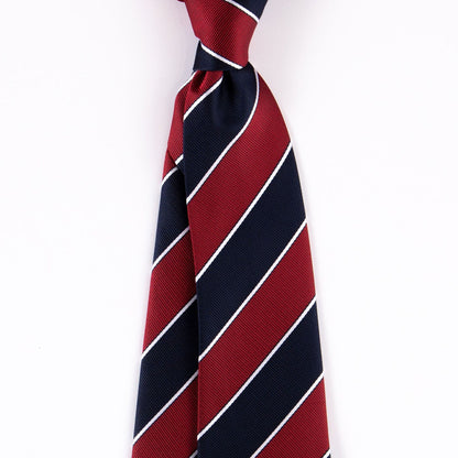 Men's Casual Minimalist Contrasting Twill Tie