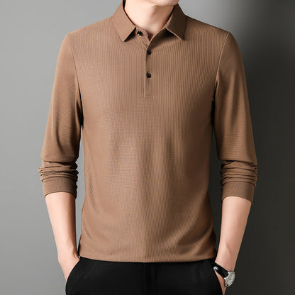 New Men's Solid Color Long Sleeve