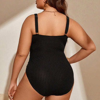 Plus Size One-piece Swimsuit Women's Conservative