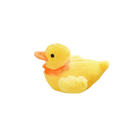 Cute Cole Duck Plush Toy Creative Yellow Little Duck Keychain Small Pendant Doll