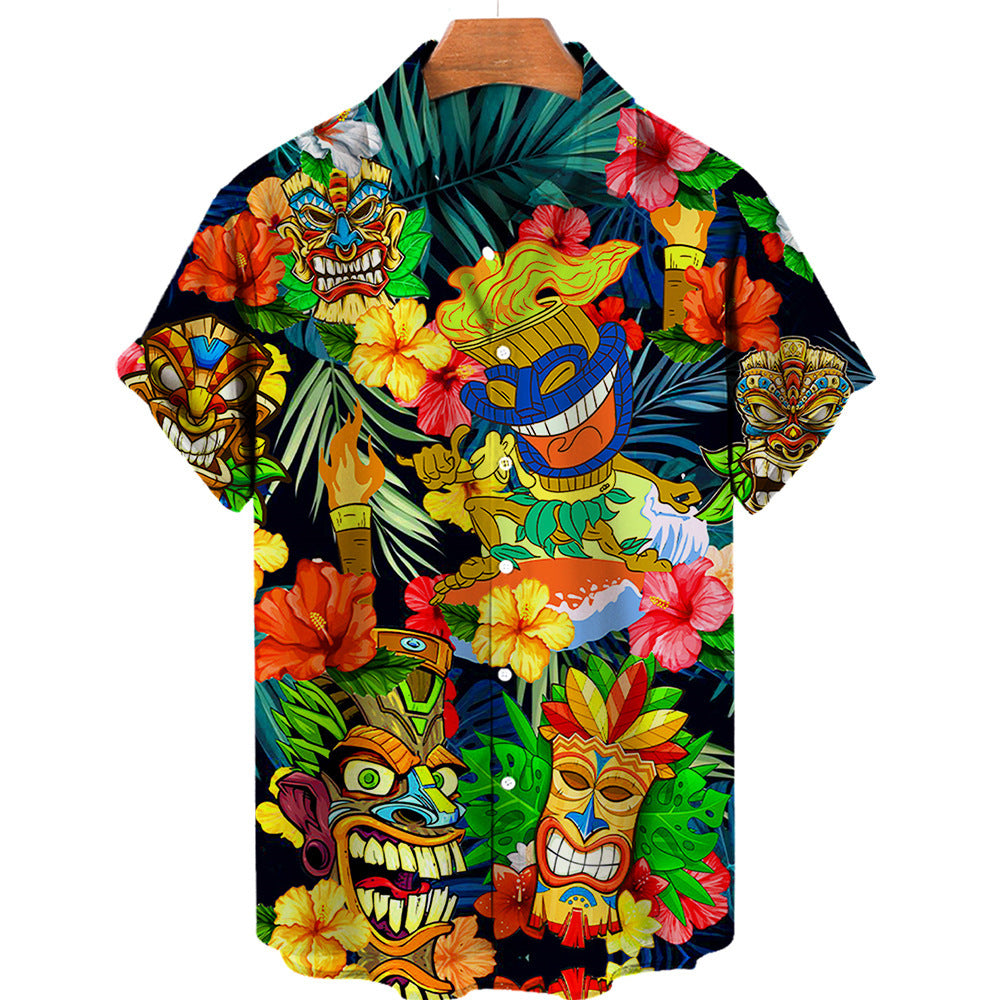 Beachwear Printed Shirt For Men