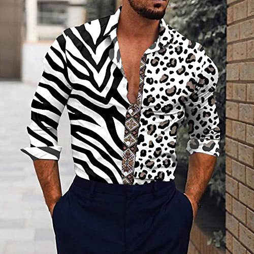 Men's Casual Shirt Lapel Long Sleeve