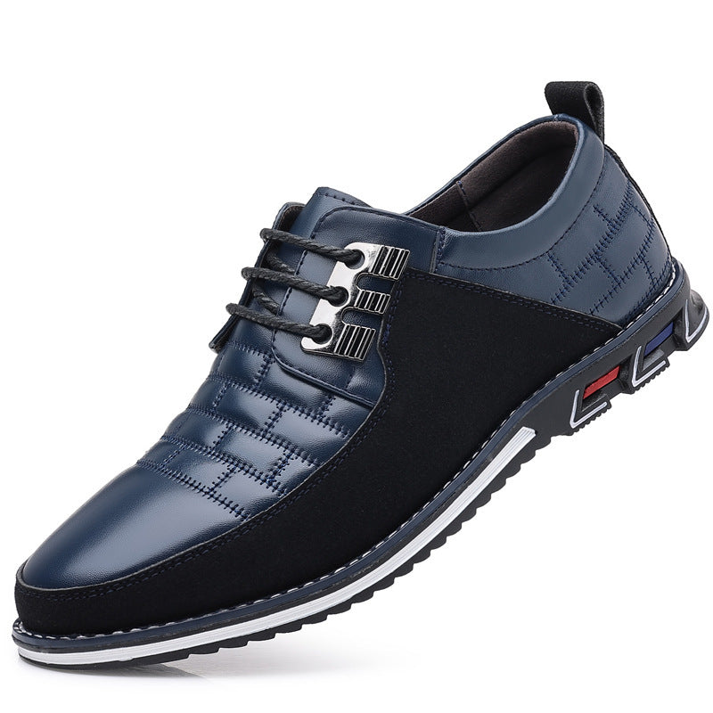 Lightweight Casual Regular Men's Lace Up Leather Shoes