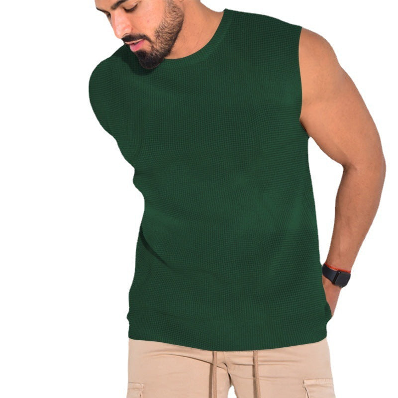 Men's European And American Sports Slim-fitting Vest