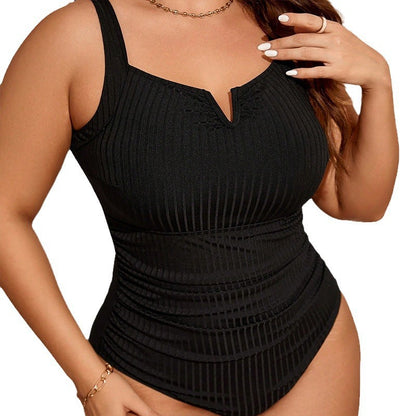 Plus Size One-piece Swimsuit Women's Conservative