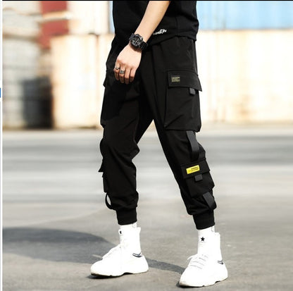 Guochao Functional Wind Overalls Men's Trousers