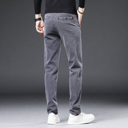 Trendy All-match Men's Pants Slim-fit Straight Pants Men - Glamour Gale