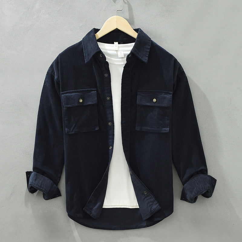 Loose Casual Pocket Men's Jacket