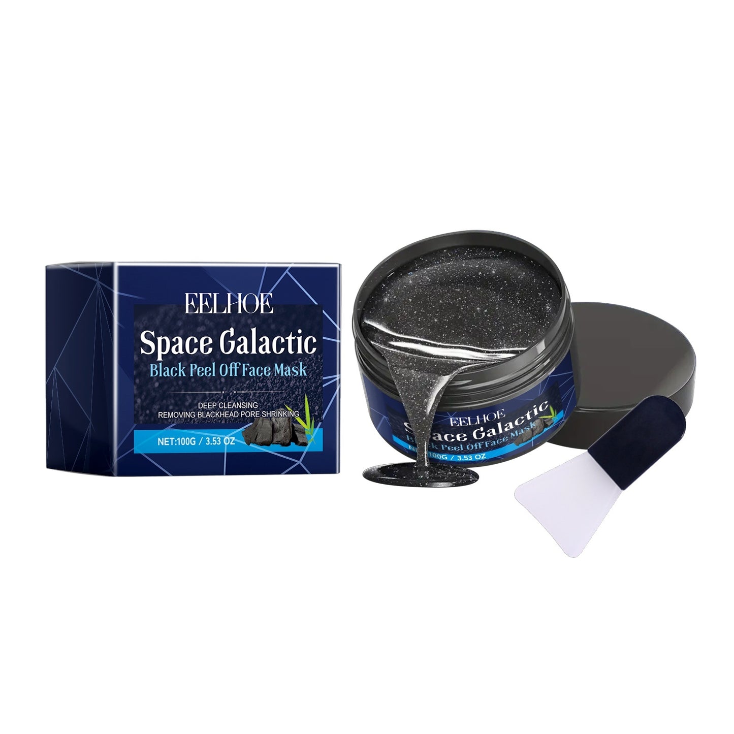 EELHOE:  Space Galactic Black Peel Off Face Mask