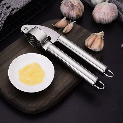 Stainless Steel Garlic Press Household Garlic Masher