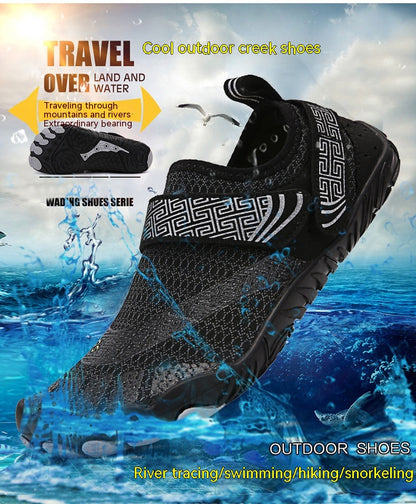 Summer New FiveFingers Outdoor Stream Trekking Shoes Men's Beach Quick-drying Wading Shoes Swimming