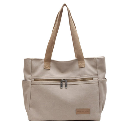 Canvas Big Women's Shoulder Tote Bag