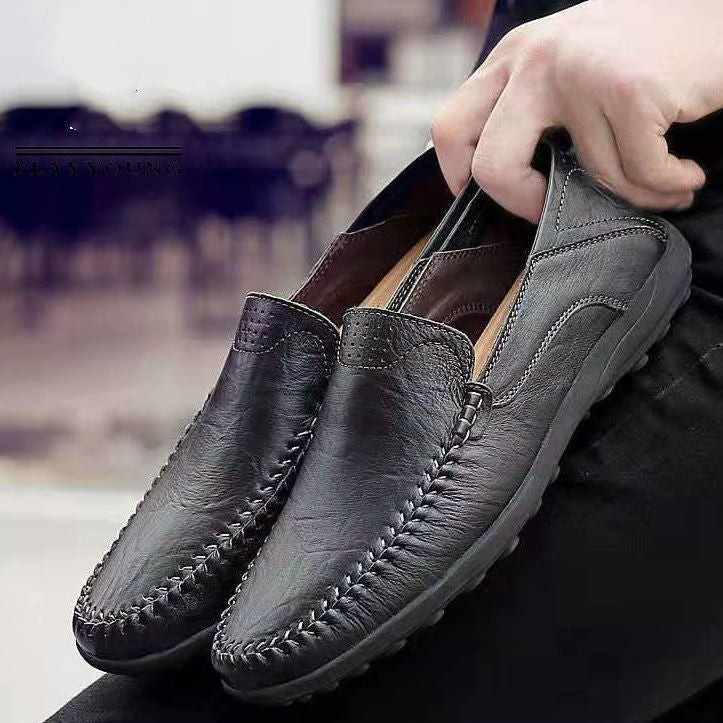 Comfortable And Breathable Business Casual Small Leather Shoes