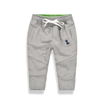 Children's Little Dinosaur Lace-up Sweatpants