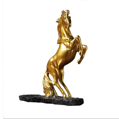 Golden Horse Wine Rack Fashion