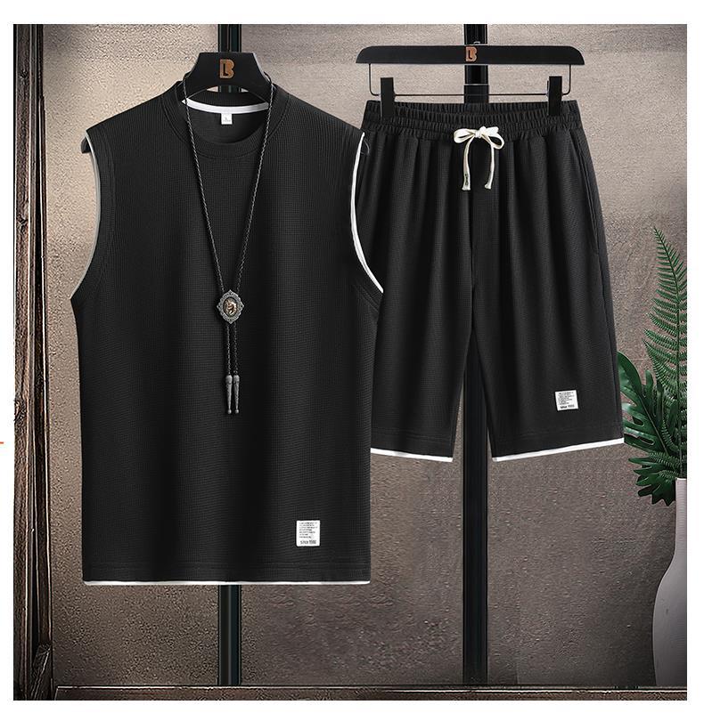 Men's Summer Short Sleeve Shorts A Set Of Leisure Sports Suit