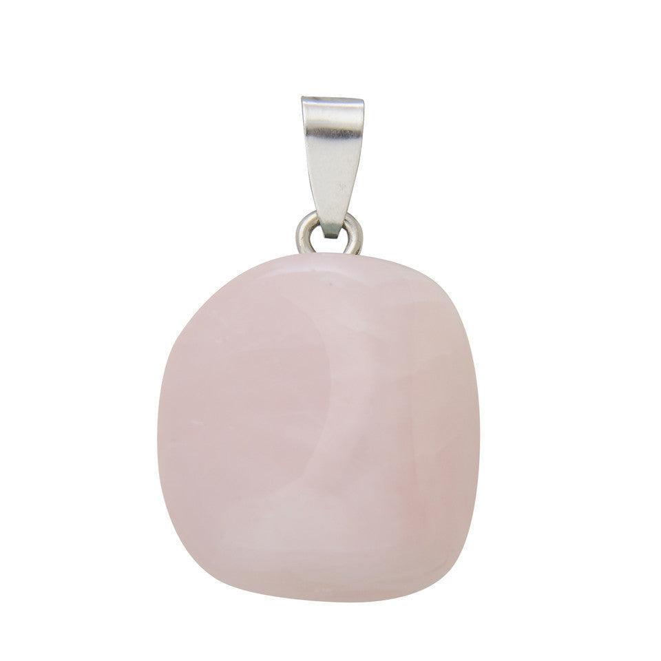 Natural Stone Crystal Random Stone  Necklace Pendant