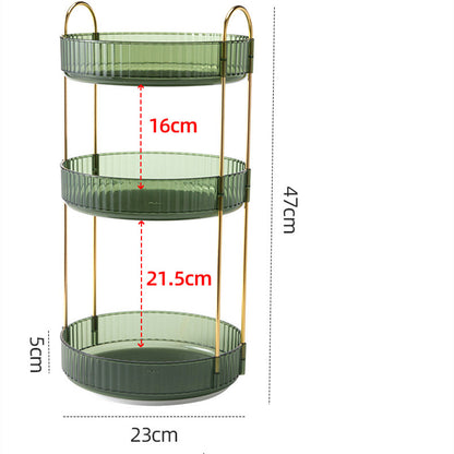 Bathroom Cosmetics Rotating Storage Rack Desktop