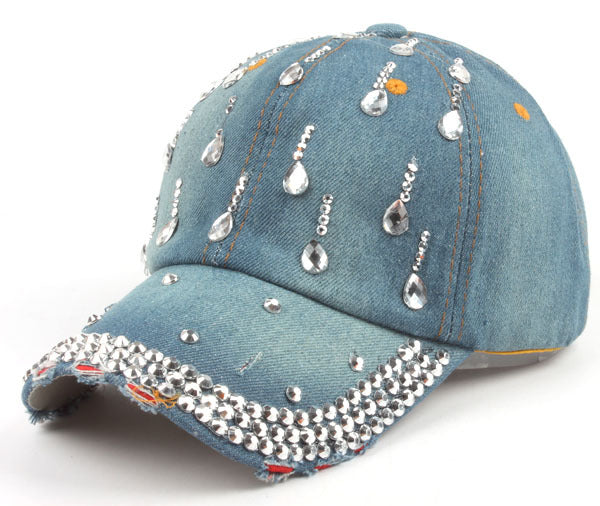 Raindrops With Diamonds And Diamonds Fashion Outdoor Cap Baseball Cap