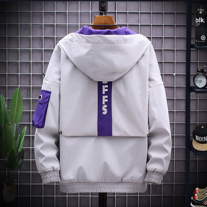 Men's Jackets Thickened Casual Coats Trendy Hooded Tops