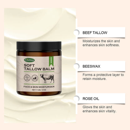 WOODSLEEP - Soft Tallow Balm, Tallow Moisturizing Cream Body Care Firming