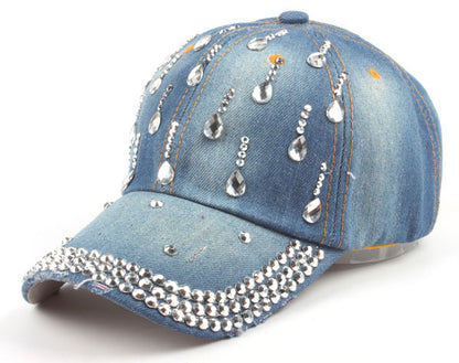 Raindrops With Diamonds And Diamonds Fashion Outdoor Cap Baseball Cap