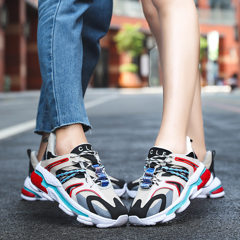 Internet Hot Dad Shoes Korean Fashion All-matching Casual Sports Couples Fashion Shoes