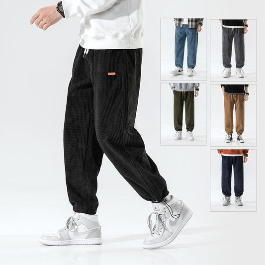 Men's Casual Pants Corduroy Loose Track Pants - Glamour Gale